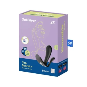 SATISFYER - TOP SECRET + VIBRATOR SCHWARZ | Pasio