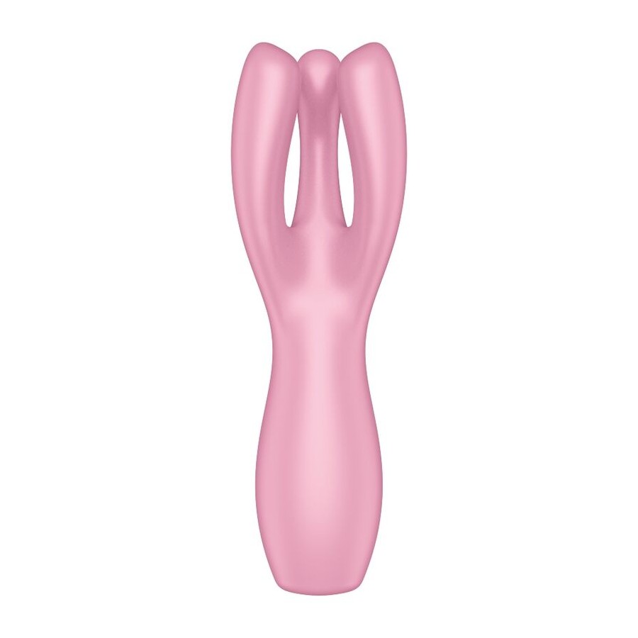 SATISFYER - VIBRATEUR THREESOME 3 MENTHE