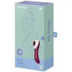 SATISFYER ДУБЛЬ КРУШ ВИБРАТОР С ПУЛЬСАЦИЕЙ ВОЗДУХА