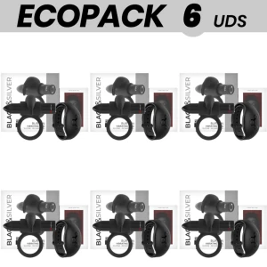 ECOPACK 6 UNITS - ЧЕРНЫЙ И СЕРЕБРЯНЫЙ BURTON - ПУЛЬТ ДИСТАНЦИОННОГО УПРАВЛЕНИЯ КОЛЬЦО КОКТЕЙЛЬ WATCHME