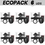 ECOPACK 6 UNITS - ЧЕРНЫЙ И СЕРЕБРЯНЫЙ BURTON - ПУЛЬТ ДИСТАНЦИОННОГО УПРАВЛЕНИЯ КОЛЬЦО КОКТЕЙЛЬ WATCHME