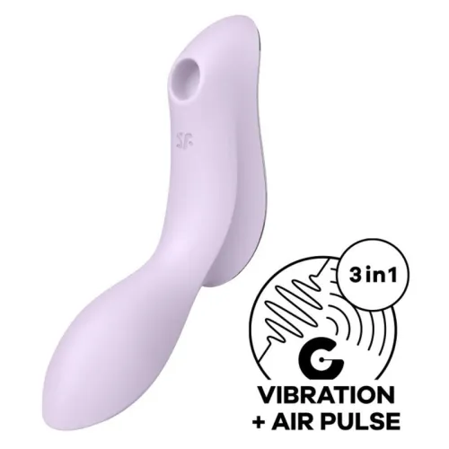 SATISFYER - VIBRATORE CURVY TRINITY 2 AIR PULSE