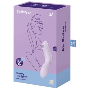 SATISFYER - VIBRATORE CURVY TRINITY 2 AIR PULSE