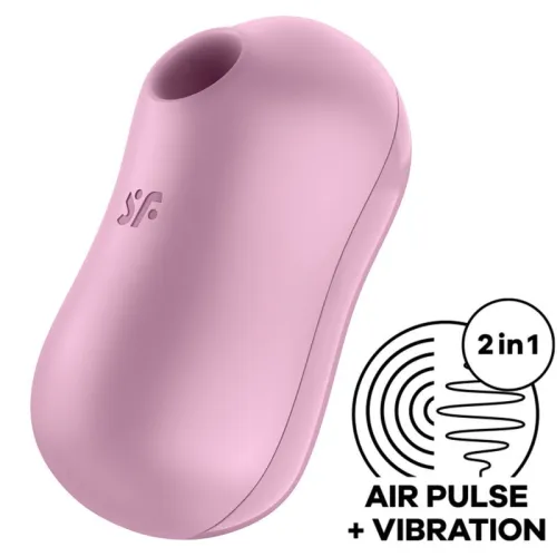 SATISFYER COTTON CANDY ВОЗДУШНЫЙ ИМПУЛЬСНЫЙ СТИМУЛЯТОР И ВИБРАТОР