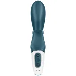 SATISFYER - APPLICATION VIBRATEUR HUG ME RABBIT BLEU