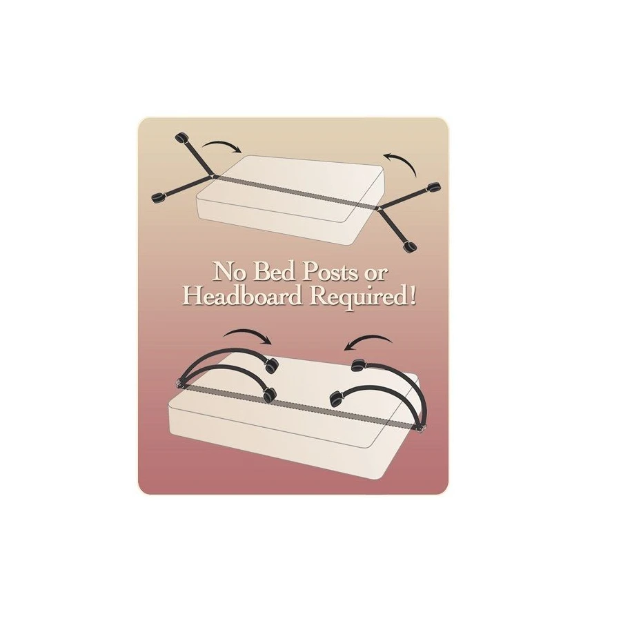 FETISH FANTASY BED BINDINGS RESTRAINT KIT