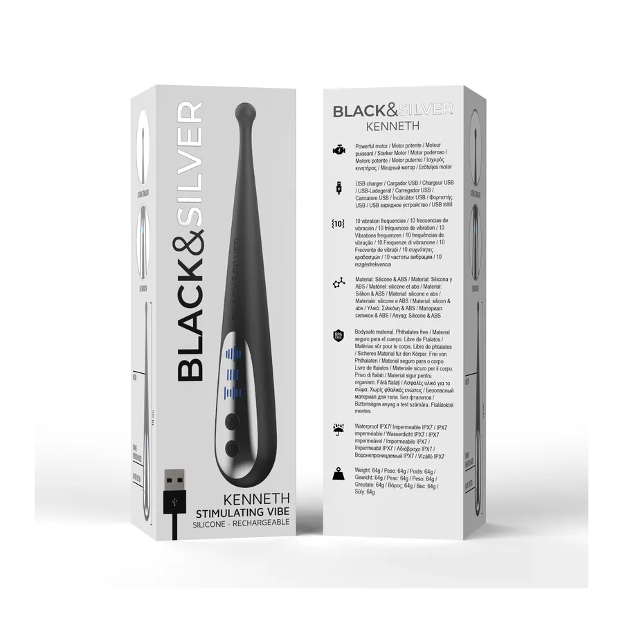 BLACKSILVER - VIBRA STIMOLANTE KENNETH