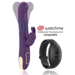TREASURE - BASTIAN RABBIT UP  DOWN, ROTATOR  VIBRATOR COMPATIBLE WITH WATCHME WIRELESS TECHNOLOGY