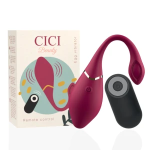CICI BEAUTY- ПРЕМИУМ СИЛИКОНОВЫЙ ЯЙЦЕВИДНЫЙ ВИБРАТОР С ДИСТАНЦИОННЫМ CONTROLМ