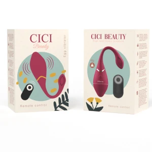 CICI BEAUTY- ПРЕМИУМ СИЛИКОНОВЫЙ ЯЙЦЕВИДНЫЙ ВИБРАТОР С ДИСТАНЦИОННЫМ CONTROLМ