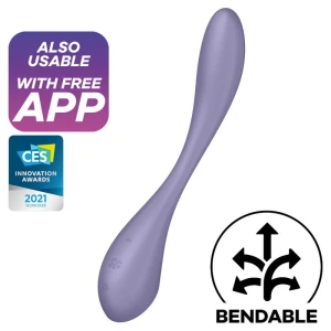 SATISFYER - G-SPOT FLEX 5 MULTI VIBRATOR LILA | Pasio