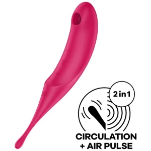 SATISFYER TWIRLING PRO СТИМУЛЯТОР ВОЗДУШНЫХ ИМПУЛЬСОВ И ВИБРАТОР