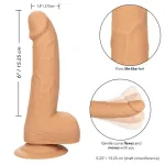 CALIFORNIA EXOTICS - BORCHIE IN SILICONE 15.24 CM PELLE