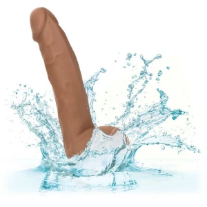 CALIFORNIA EXOTICS - BORCHIE IN SILICONE 20.32 CM MARRONE