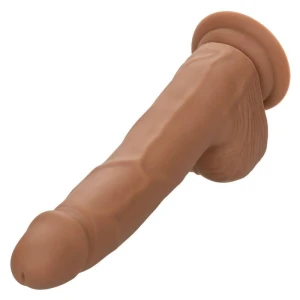 CALIFORNIA EXOTICS - BORCHIE IN SILICONE 20.32 CM MARRONE