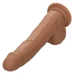 CALIFORNIA EXOTICS - BORCHIE IN SILICONE 20.32 CM MARRONE