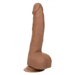 CALIFORNIA EXOTICS - BORCHIE IN SILICONE 20.32 CM MARRONE