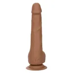 CALIFORNIA EXOTICS - BORCHIE IN SILICONE 20.32 CM MARRONE
