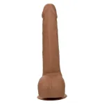 CALIFORNIA EXOTICS - BORCHIE IN SILICONE 20.32 CM MARRONE