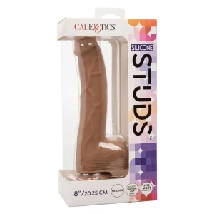 CALIFORNIA EXOTICS - BORCHIE IN SILICONE 20.32 CM MARRONE