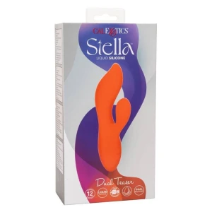 CALIFORNIA EXOTICS - STELLA DUAL TEASER POMARANCZOWY