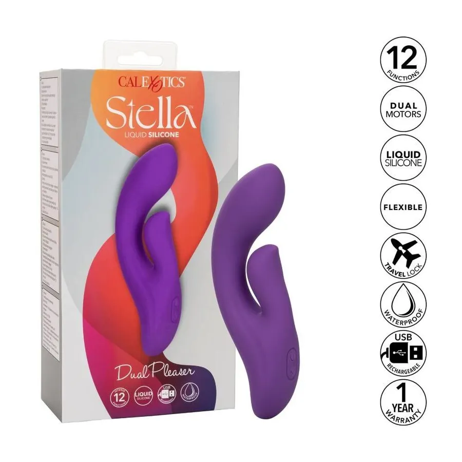 CALIFORNIA EXOTICS - STELLA DUAL PLEASER VIOLA