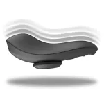 BLACKSILVER - PANTALONE VIBRATORE IN SILICONE RICARICABILE PRESTON NERO