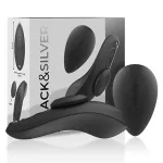 BLACKSILVER - PANTALONE VIBRATORE IN SILICONE RICARICABILE PRESTON NERO