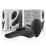 BLACKSILVER - PANTALONE VIBRATORE IN SILICONE RICARICABILE PRESTON NERO