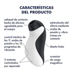 SATISFYER - СТИМУЛЯТОР ВОЗДУШНОГО ИМПУЛЬСА ORCA + ВИБРАЦИЯ