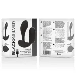 BLACKSILVER - DWAYNE ANAL PLUG SILICONE REMOTE CONTROL