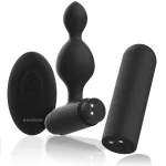 BLACKSILVER - TELECOMANDO TELECOMANDO CON PLUG ANALE IN SILICONE PICCOLO TUCKER