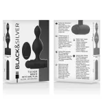 BLACKSILVER - TELECOMANDO TELECOMANDO CON PLUG ANALE IN SILICONE PICCOLO TUCKER