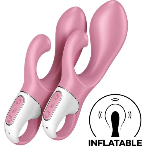 SATISFYER - ВОЗДУШНЫЙ НАСОС BUNNY 2 ANCIENT PINK