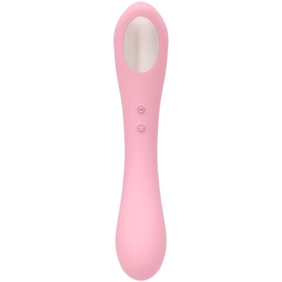 FEMINTIMATE - DAISY MASSAGER SUCTION AND VIBRATOR PINK