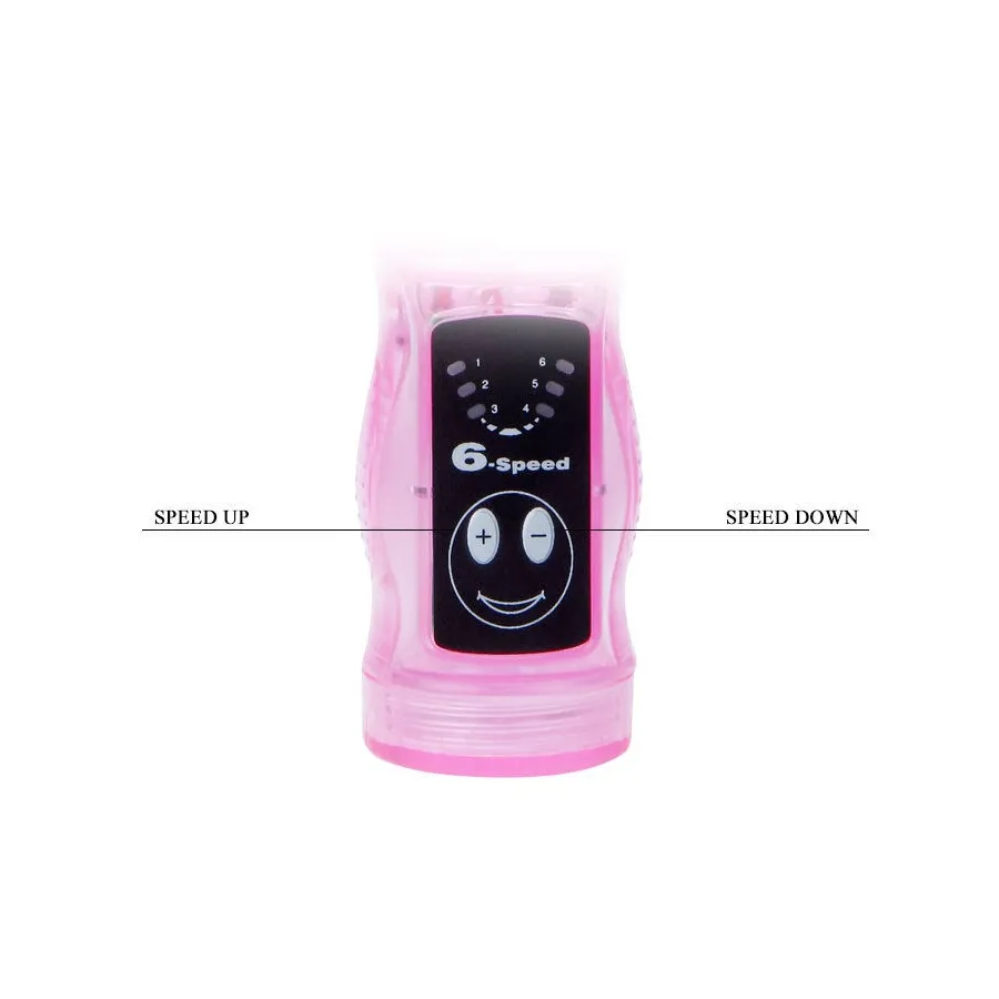 BAILE - VIBRATORE FLESSIBILE CON STIMOLATORE ANALE