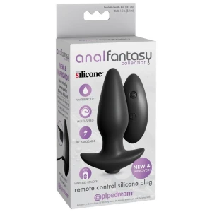 ANAL FANTASY УДАЛЕННОЕ CONTROL СИЛИКОНОВЫМ ПЛЮГОМ.