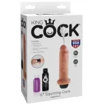 KING COCK, 15,24 см, сквиртующий член