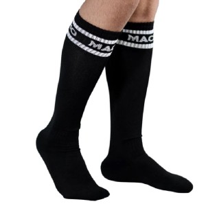 MACHO - CALZINO LUNGO TAGLIA UNICA BLU
