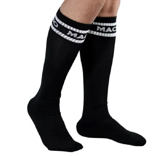 MACHO - CHAUSSETTES LONGUES TAILLE UNIQUE BLEU