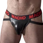 MACHO - MX25RC JOCK CUIR ROUGE XL