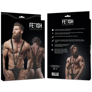 FETISH SUBMISSIVE ATTITUDE - МУЖСКОЙ ЭКО-КОЖАНЫЙ РЕМЕНЬ В ФОРМЕ БУКВЫ V