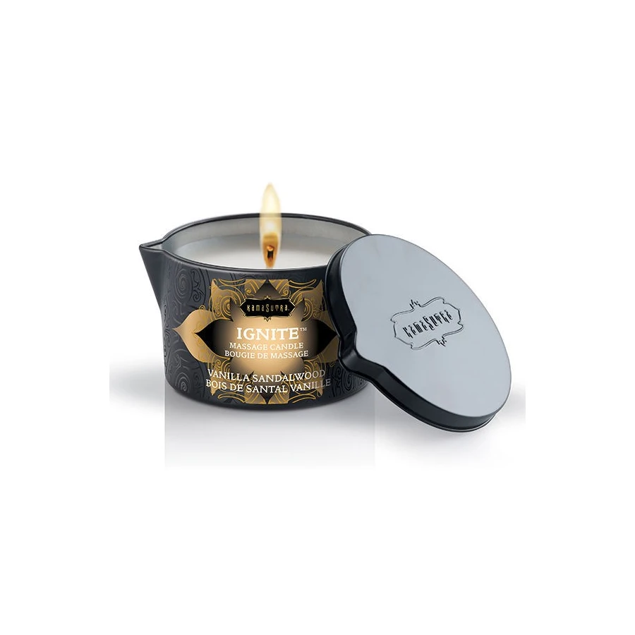 KAMASUTRA - CANDELA DA MASSAGGIO VANIGLIA E SANDALO 170 GR