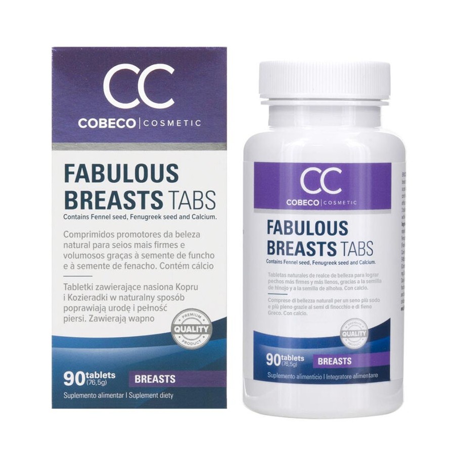 COBECO CC FABULOUS - Таблетки для увеличения груди, 90 штук