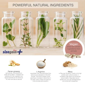 500 COSMETICS - Пилюли SIZEGAIN PLUS для увеличения полового члена