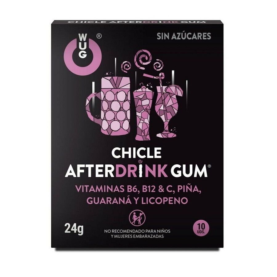 WUG GUM - AFTER DRINK HANGOVER 10 UNITS