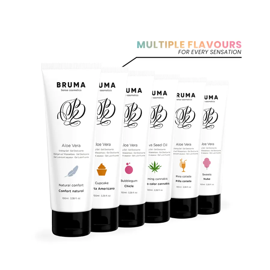 BRUMA - GEL SCORREVOLE ALL''OLIO DI SEMI DI SATIVA SCALDANTE GUSTO CANNABIS 100 ML