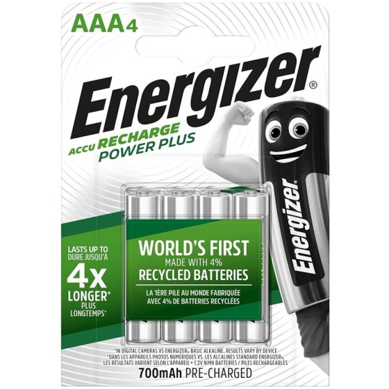 ENERGIZER - AKUMULATORY AAA4 BLISTER 4