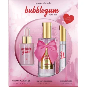 BIJOUX INDISCRETS - BUBBLEGUM PLAY KIT WITH OIL, GEL  LIP GLOSS