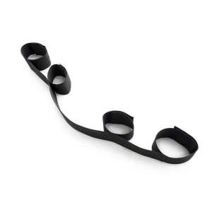 OHMAMA FETISH - SPREADER SOFT BAR COMPLETO DI TENUTA DA POLSO IN NYLON